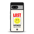 lost happiness back phone cover | glass case for Google Pixel 8