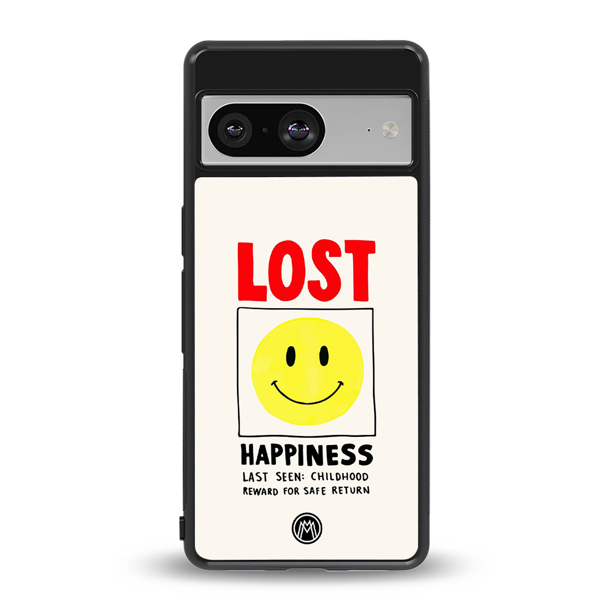 lost happiness back phone cover | glass case for Google Pixel 8
