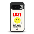 lost happiness back phone cover | glass case for google pixel 9 pro