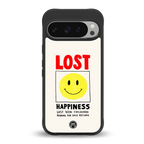 lost happiness back phone cover | glass case for google pixel 9 pro