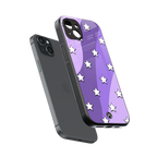 lost in paradise grape edition back phone cover | glass case for iphone 15 plus