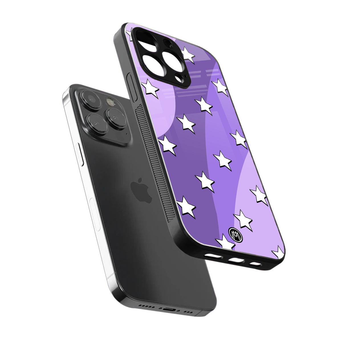 lost in paradise grape edition back phone cover | glass case for iphone 15 pro