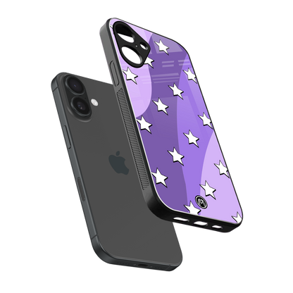 lost in paradise grape edition back phone cover | glass case for iphone 16 plus