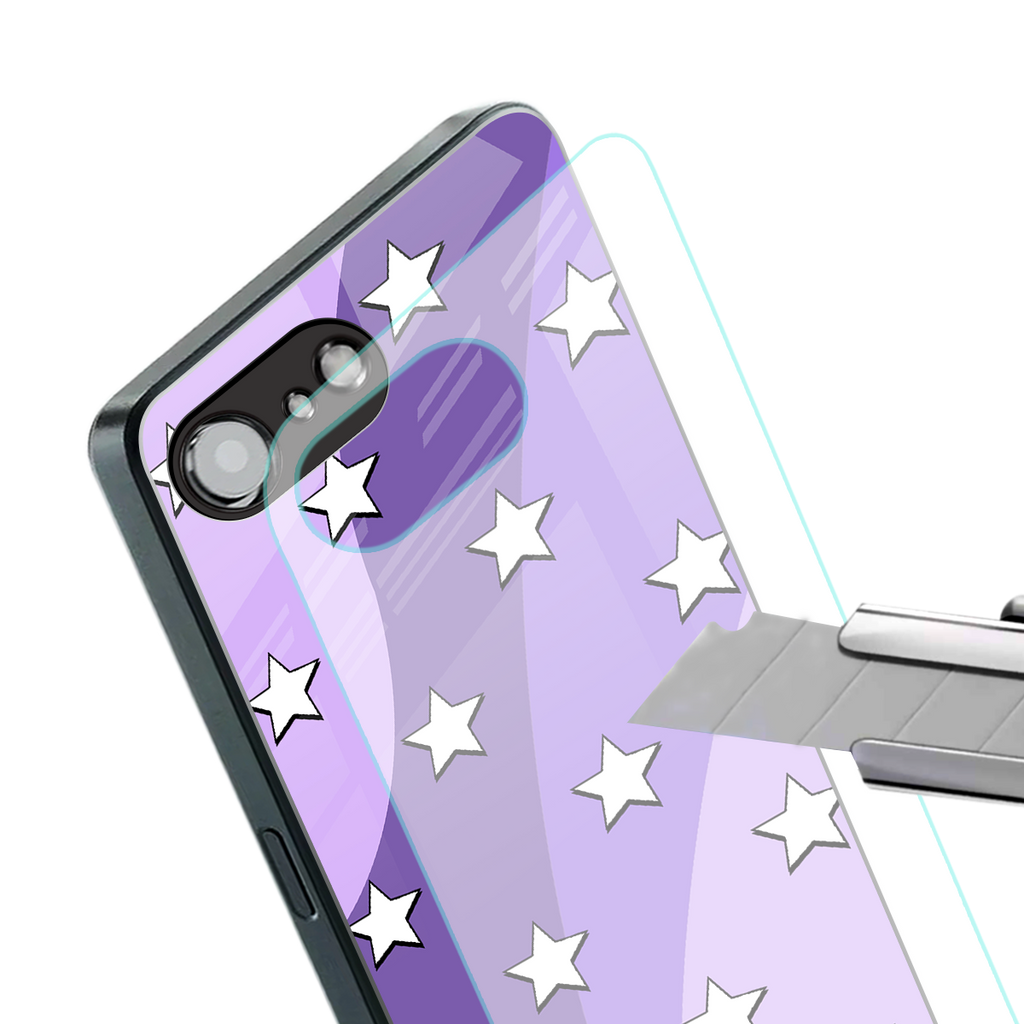 lost in paradise grape edition back phone cover | glass case for iphone 16e