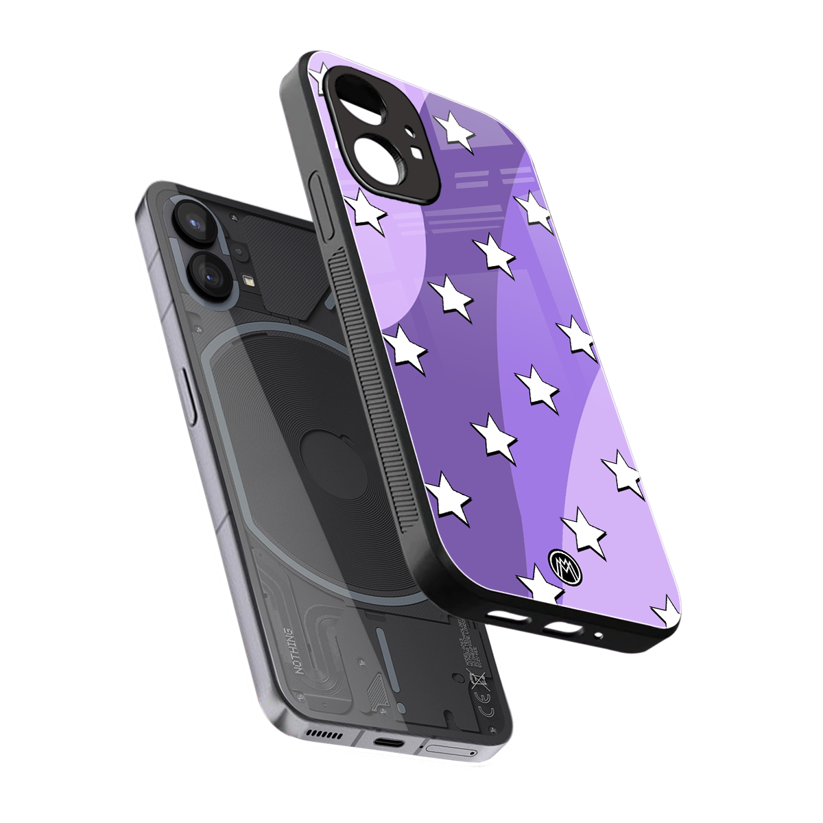 lost in paradise grape edition back phone cover | glass case for nothing phone 1