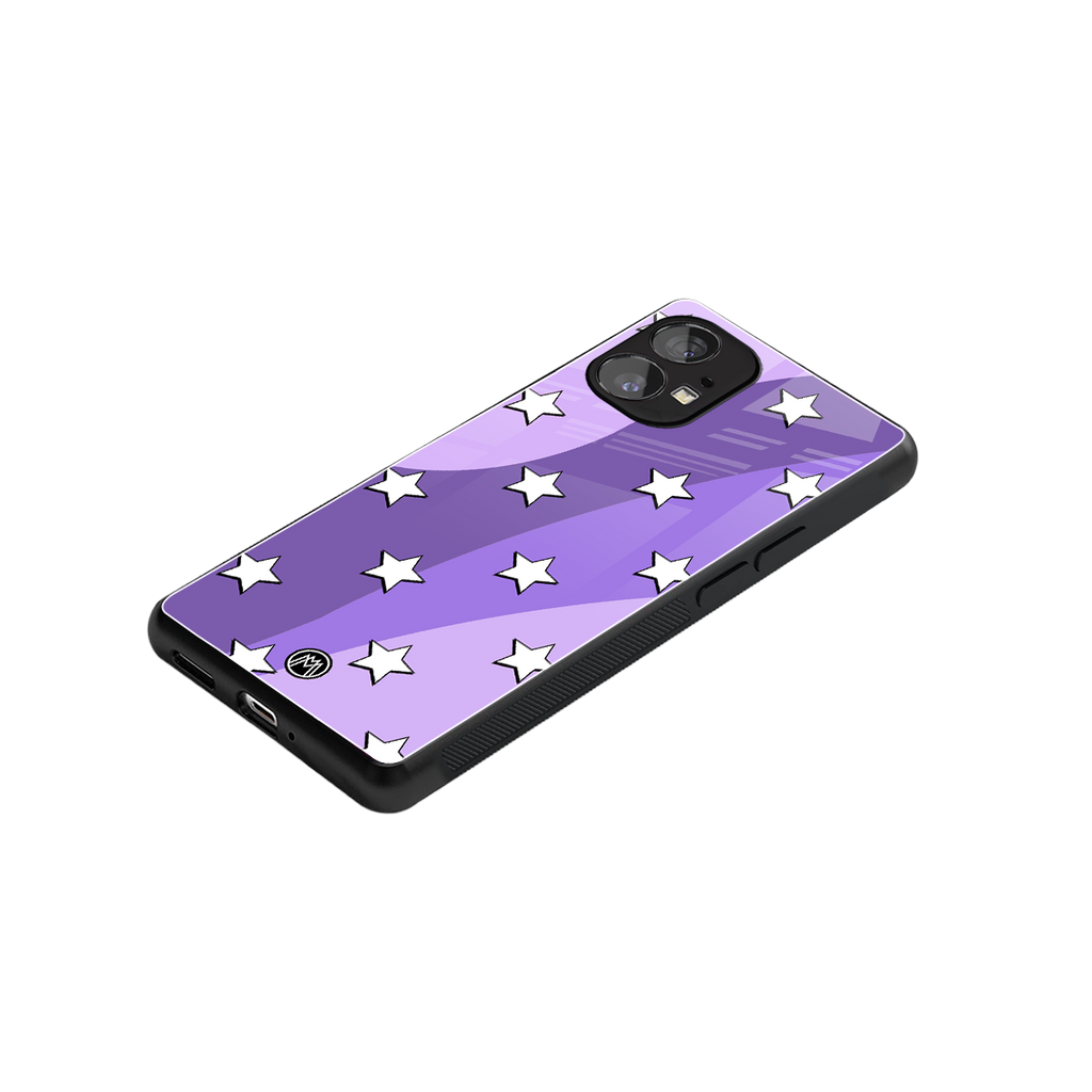 lost in paradise grape edition back phone cover | glass case for nothing phone 1