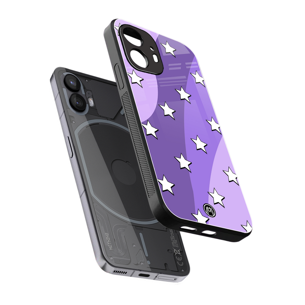 lost in paradise grape edition back phone cover | glass case for nothing phone 2