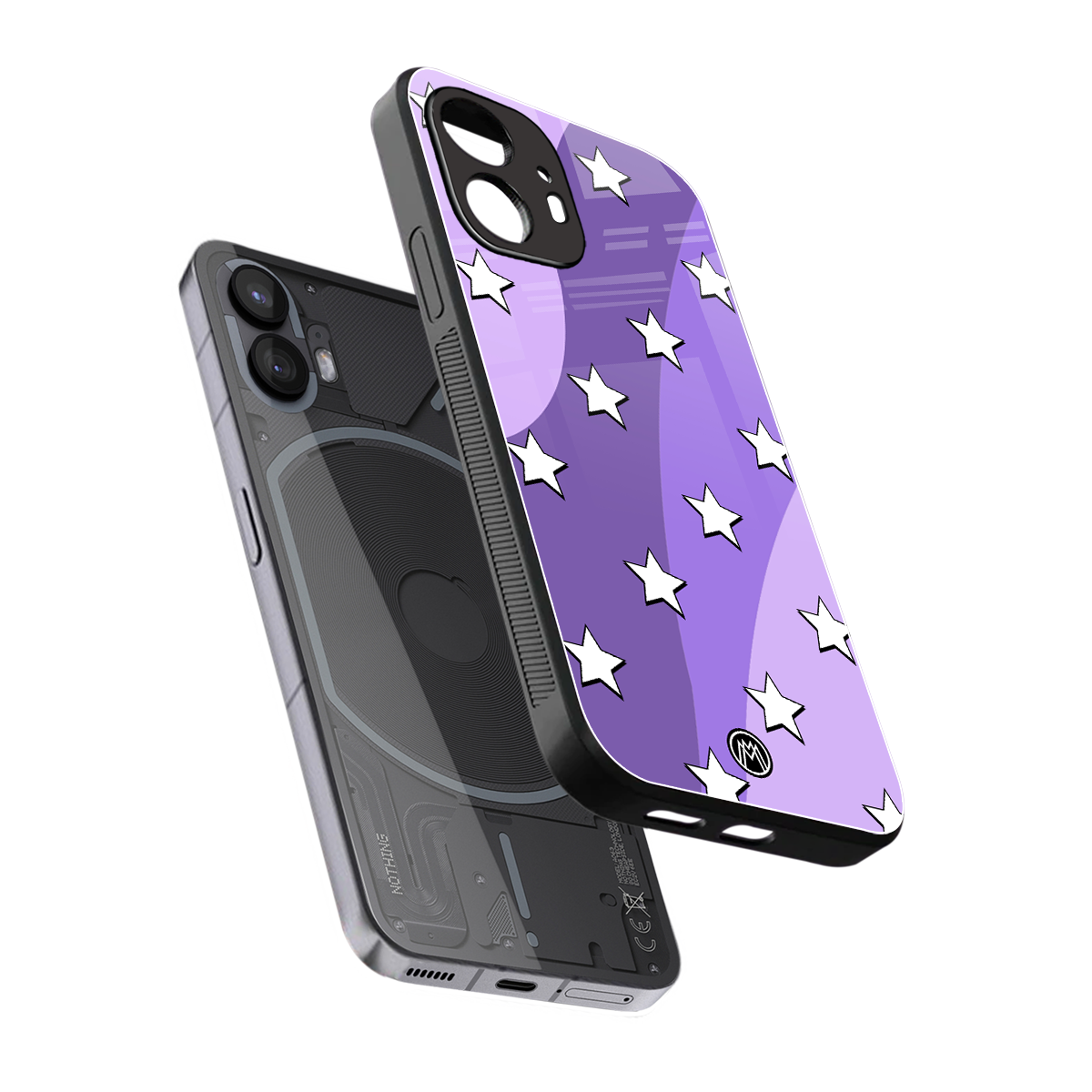 lost in paradise grape edition back phone cover | glass case for nothing phone 2