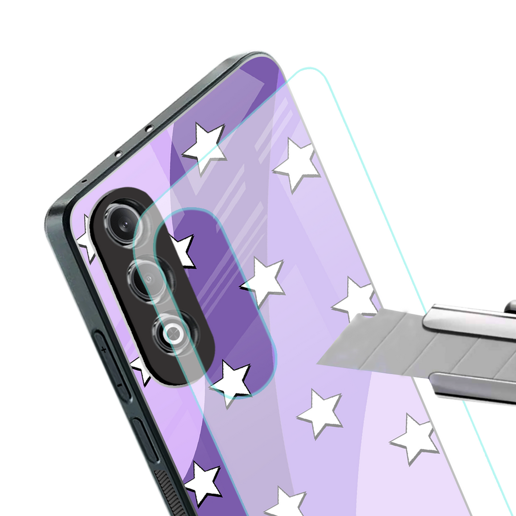 lost in paradise grape edition back phone cover | glass case for oneplus nord ce 4