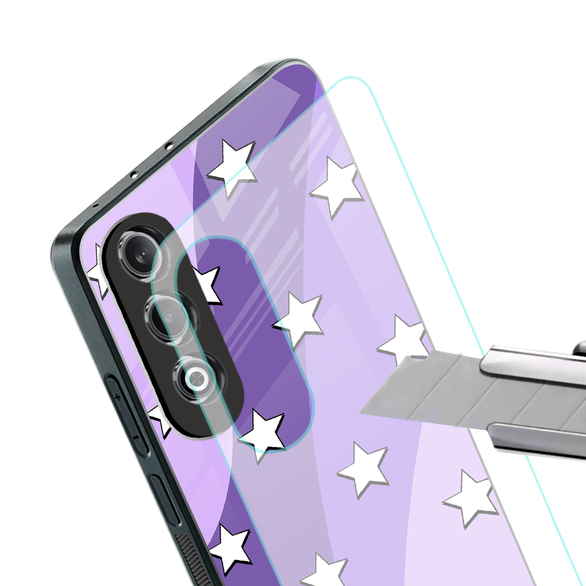 lost in paradise grape edition back phone cover | glass case for oneplus nord ce 4