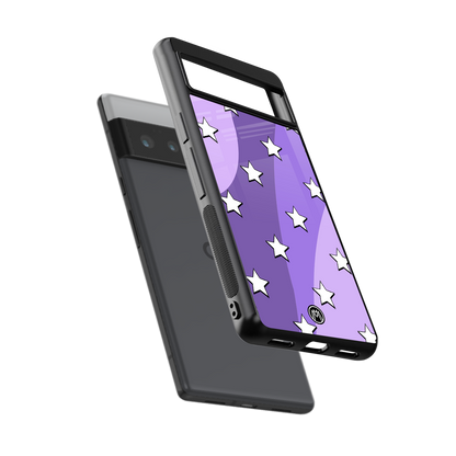 lost in paradise grape edition back phone cover | glass case for google pixel 6 pro