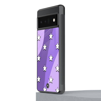 lost in paradise grape edition back phone cover | glass case for google pixel 6 pro