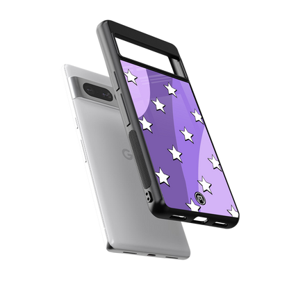 lost in paradise grape edition back phone cover | glass case for google pixel 7 pro