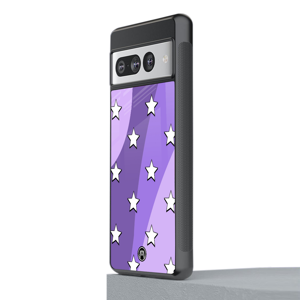 lost in paradise grape edition back phone cover | glass case for google pixel 7 pro