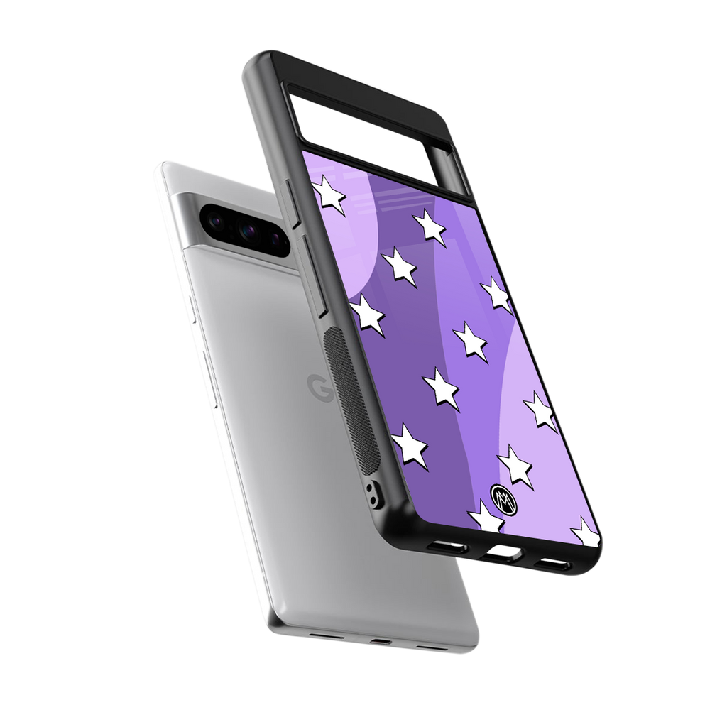 lost in paradise grape edition back phone cover | glass case for google pixel 8 pro
