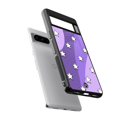 lost in paradise grape edition back phone cover | glass case for google pixel 8 pro