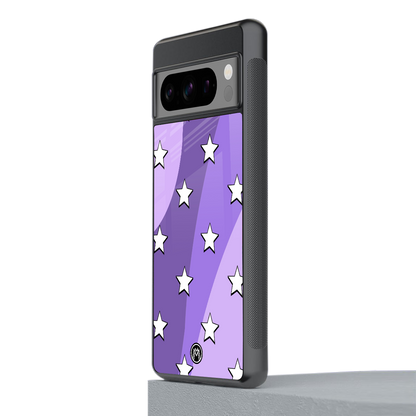 lost in paradise grape edition back phone cover | glass case for google pixel 8 pro