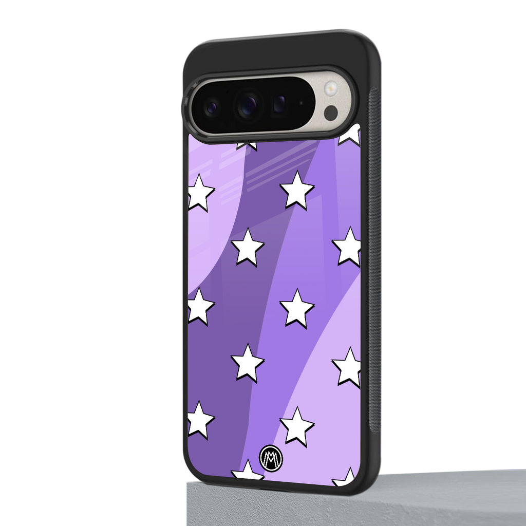 lost in paradise grape edition back phone cover | glass case for google pixel 9 pro