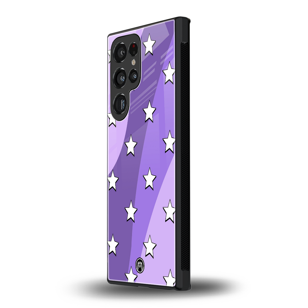 lost in paradise grape edition back phone cover | glass case for samsung galaxy s23 ultra