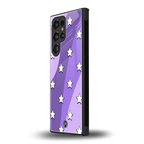 lost in paradise grape edition back phone cover | glass case for samsung galaxy s23 ultra