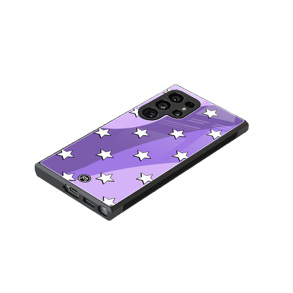 lost in paradise grape edition back phone cover | glass case for samsung galaxy s23 ultra