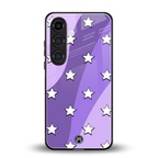 lost in paradise grape edition back phone cover | glass case for samsung galaxy s25 plus