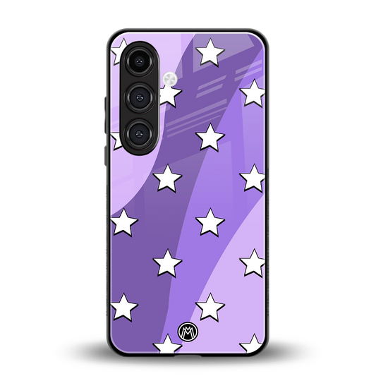 lost in paradise grape edition back phone cover | glass case for samsung galaxy s24 fe