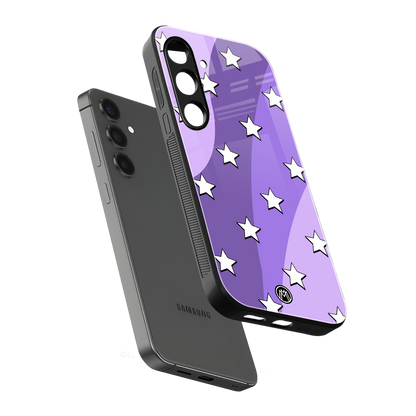 lost in paradise grape edition back phone cover | glass case for samsung galaxy s24 fe