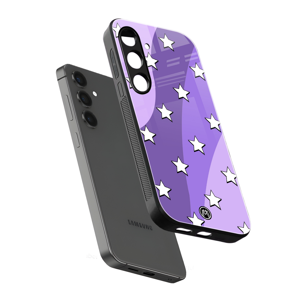 lost in paradise grape edition back phone cover | glass case for samsung galaxy s25 plus