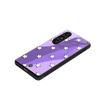 lost in paradise grape edition back phone cover | glass case for samsung galaxy s24 fe