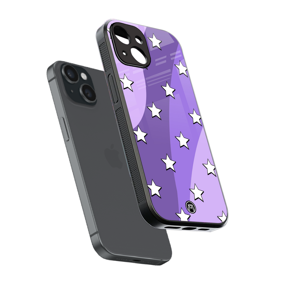 lost in paradise grape edition back phone cover | glass case for iphone 15