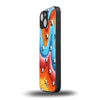 lost in paradise back phone cover | glass case for iphone 13 mini