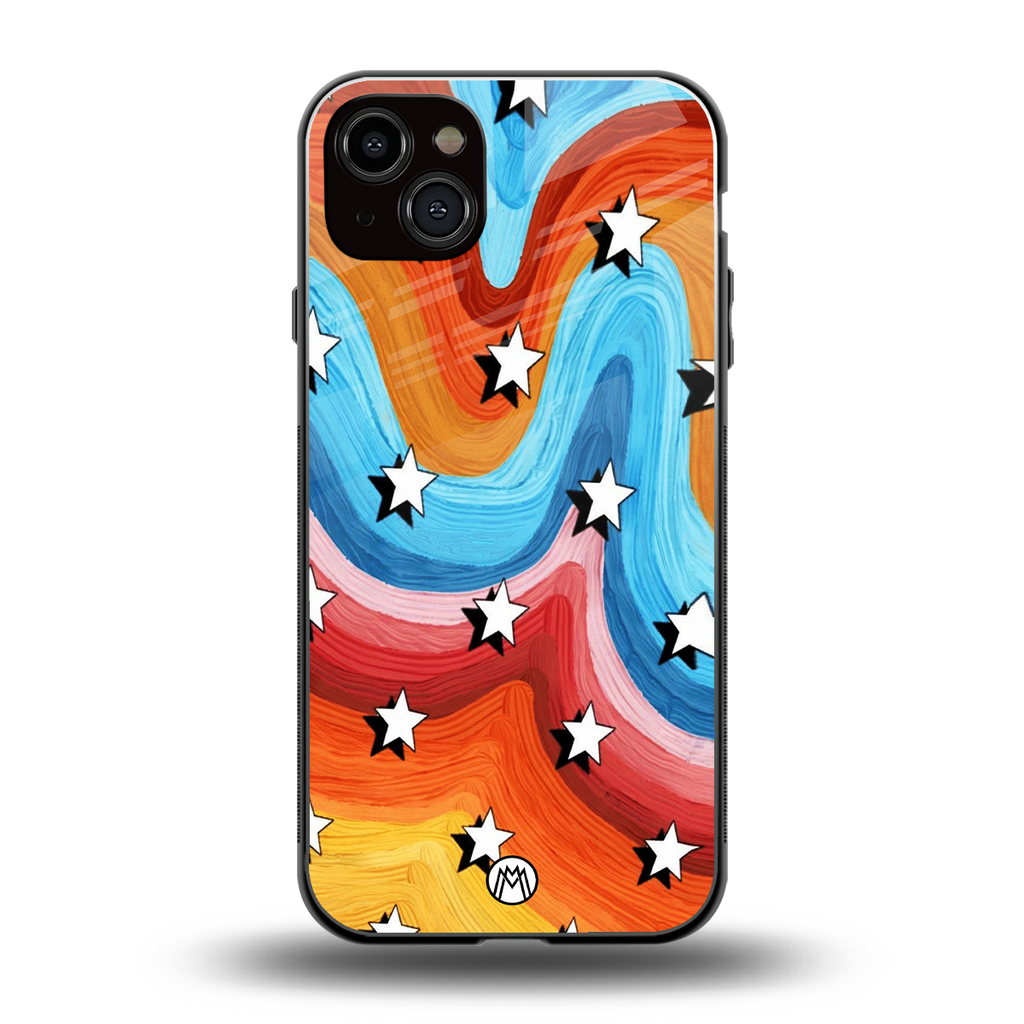 lost in paradise back phone cover | glass case for iphone 14 plus