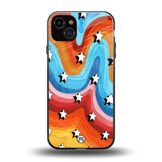 lost in paradise back phone cover | glass case for iphone 14 plus