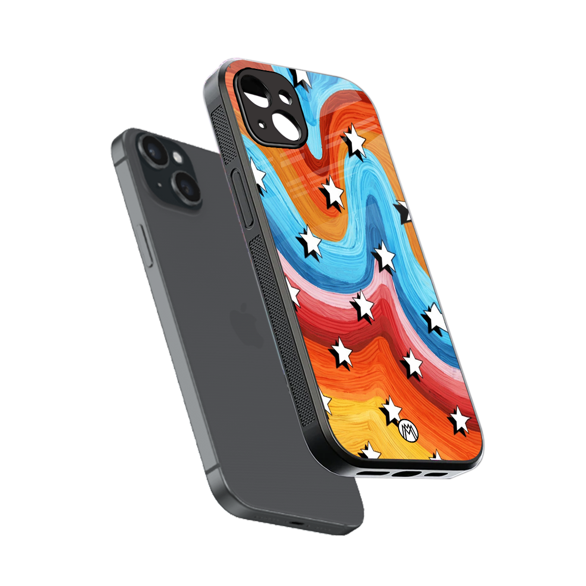 lost in paradise back phone cover | glass case for iphone 15 plus