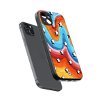 lost in paradise back phone cover | glass case for iphone 14 plus