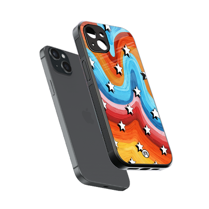 lost in paradise back phone cover | glass case for iphone 14 plus