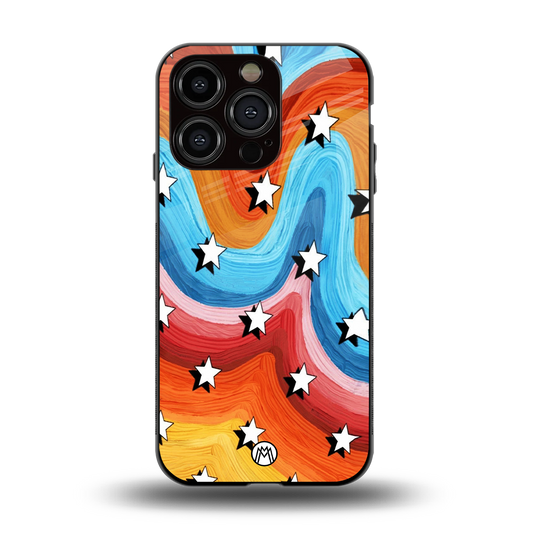 lost in paradise back phone cover | glass case for iphone 15 pro