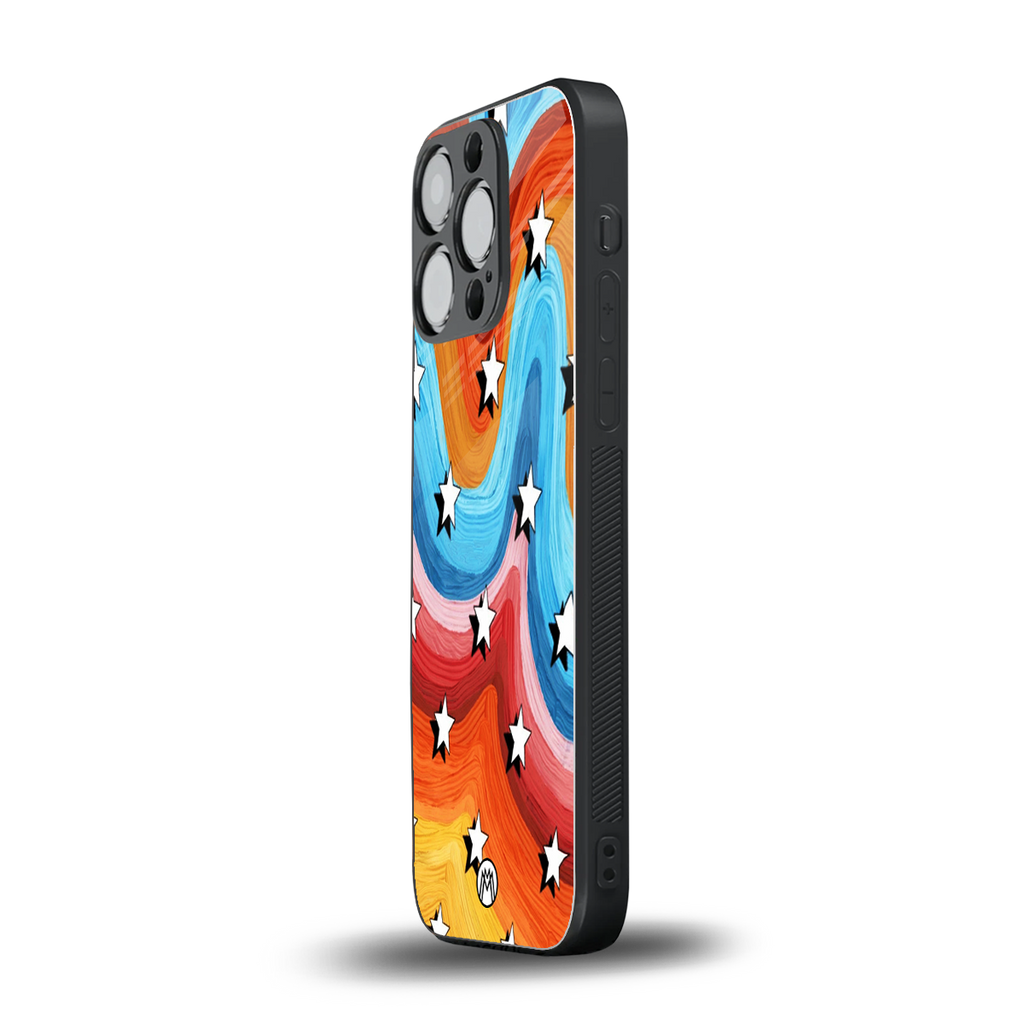 lost in paradise back phone cover | glass case for iphone 15 pro