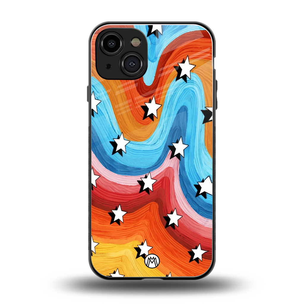 lost in paradise back phone cover | glass case for iphone 15
