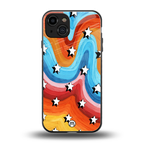 lost in paradise back phone cover | glass case for iphone 15