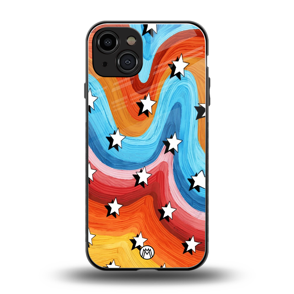 lost in paradise back phone cover | glass case for iphone 15
