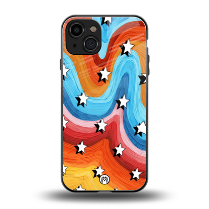 lost in paradise back phone cover | glass case for iphone 15