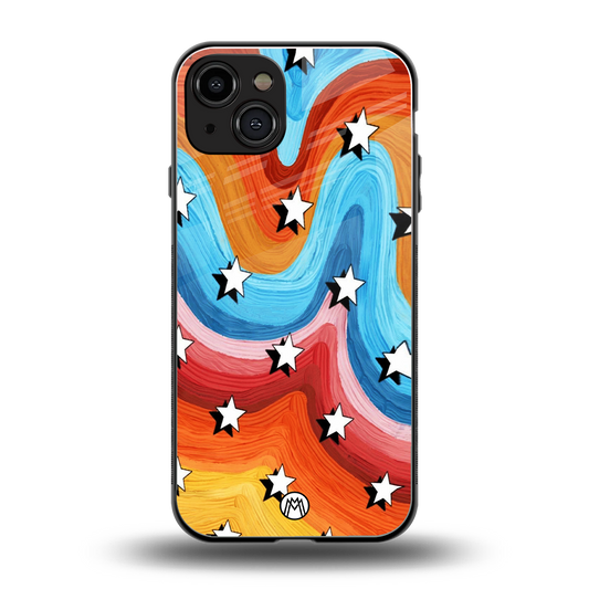 lost in paradise back phone cover | glass case for iphone 15