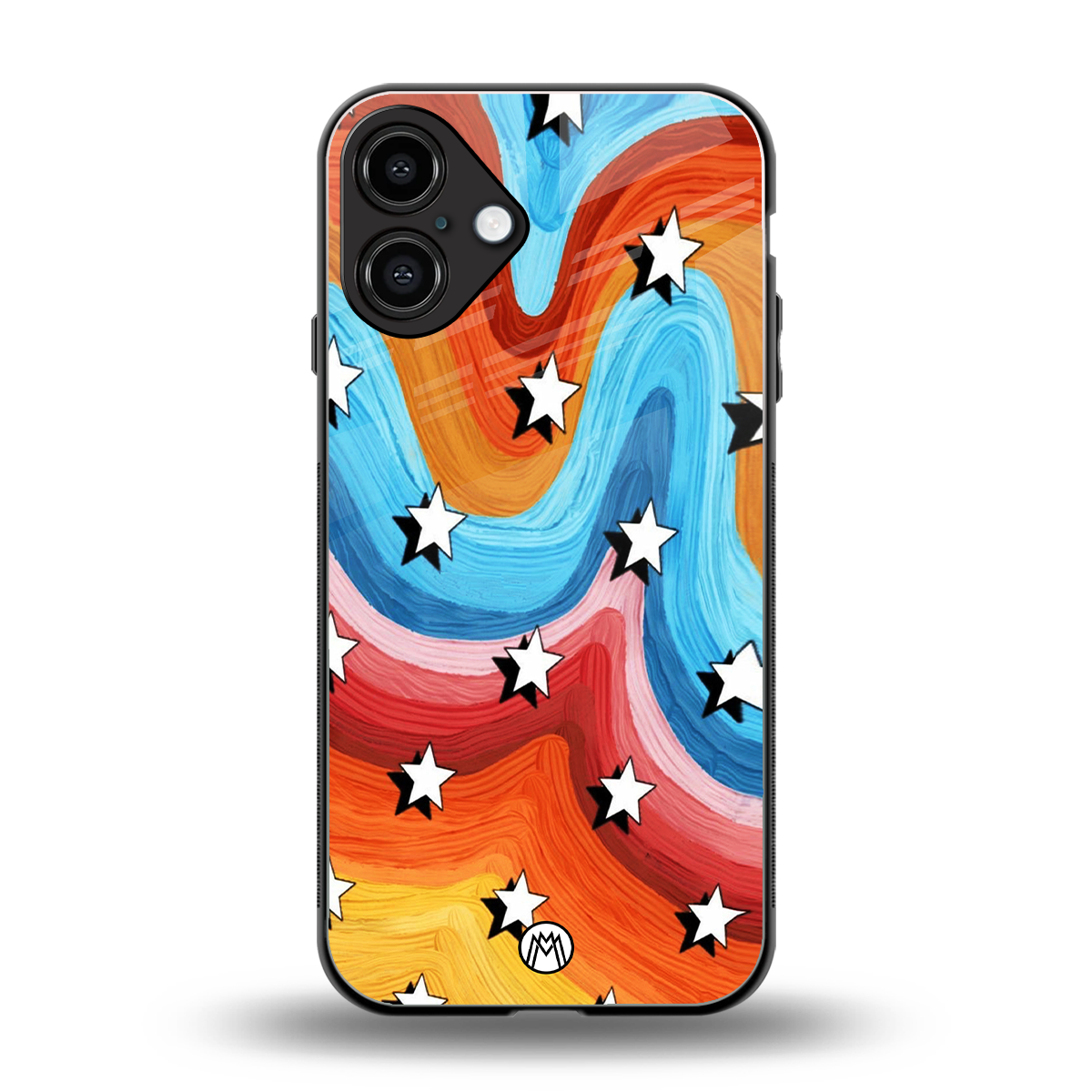 lost in paradise back phone cover | glass case for iphone 16 plus