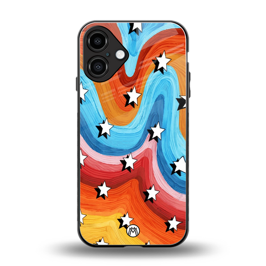 lost in paradise back phone cover | glass case for iphone 16 plus