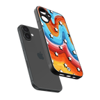 lost in paradise back phone cover | glass case for iphone 16 plus