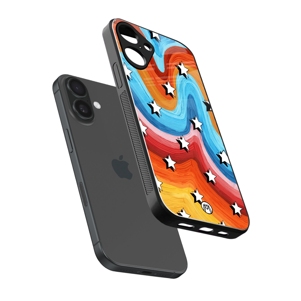 lost in paradise back phone cover | glass case for iphone 16 plus