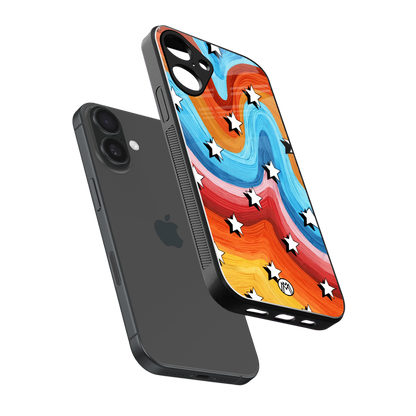 lost in paradise back phone cover | glass case for iphone 16 plus