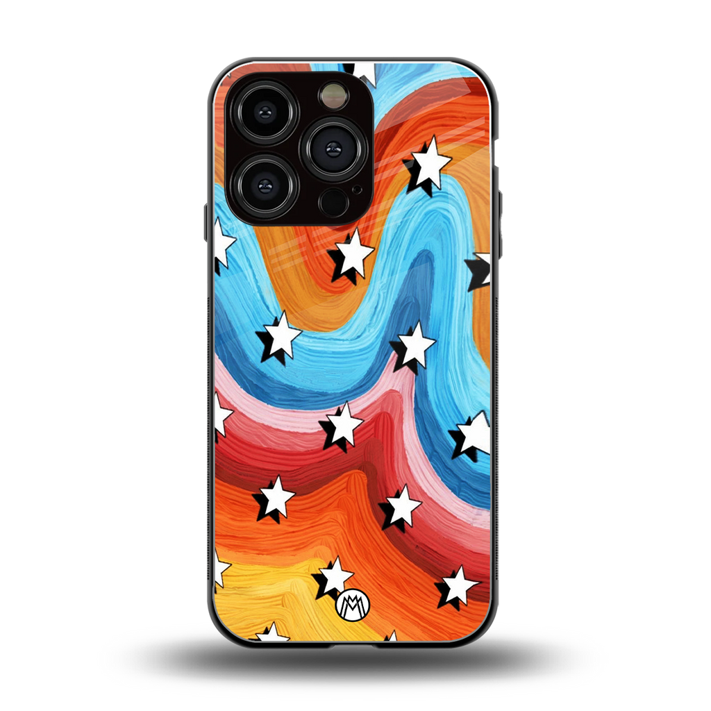 lost in paradise back phone cover | glass case for iphone 16 pro